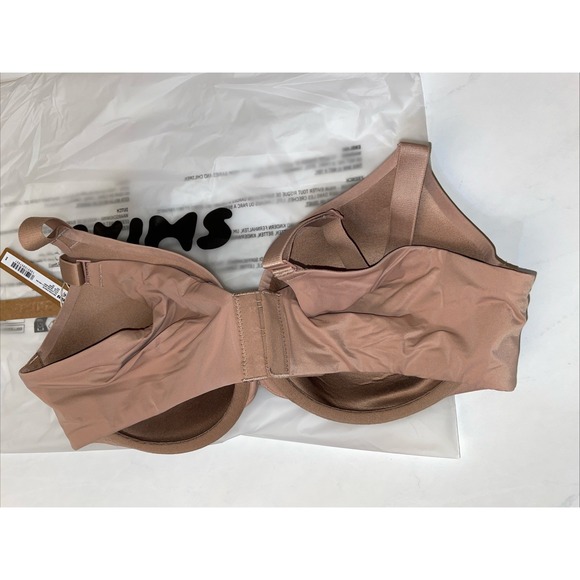 Skims 36D Beige Smoothing Full Coverage Lightly Lined Bra Sienna Underwire - Picture 8 of 8